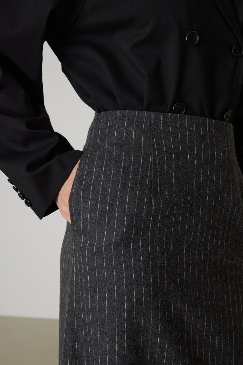 【リムアーク/RIM.ARK】のMannish stripe pencil SK/スカート 人気、トレンドファッション・服の通販 founy(ファニー) 　ファッション　Fashion　レディースファッション　Fashion for Women　スカート　Skirts　ロングスカート　Long Skirts / Maxi & Midi Skirts　シンプル　Simple, Minimal　ストライプ　Stripe, Striped Pattern　マキシ　Maxi, Full Length　ロング　Long, Long-Length　other-7|ID: prp329100003538412 ipo3291000000032823121