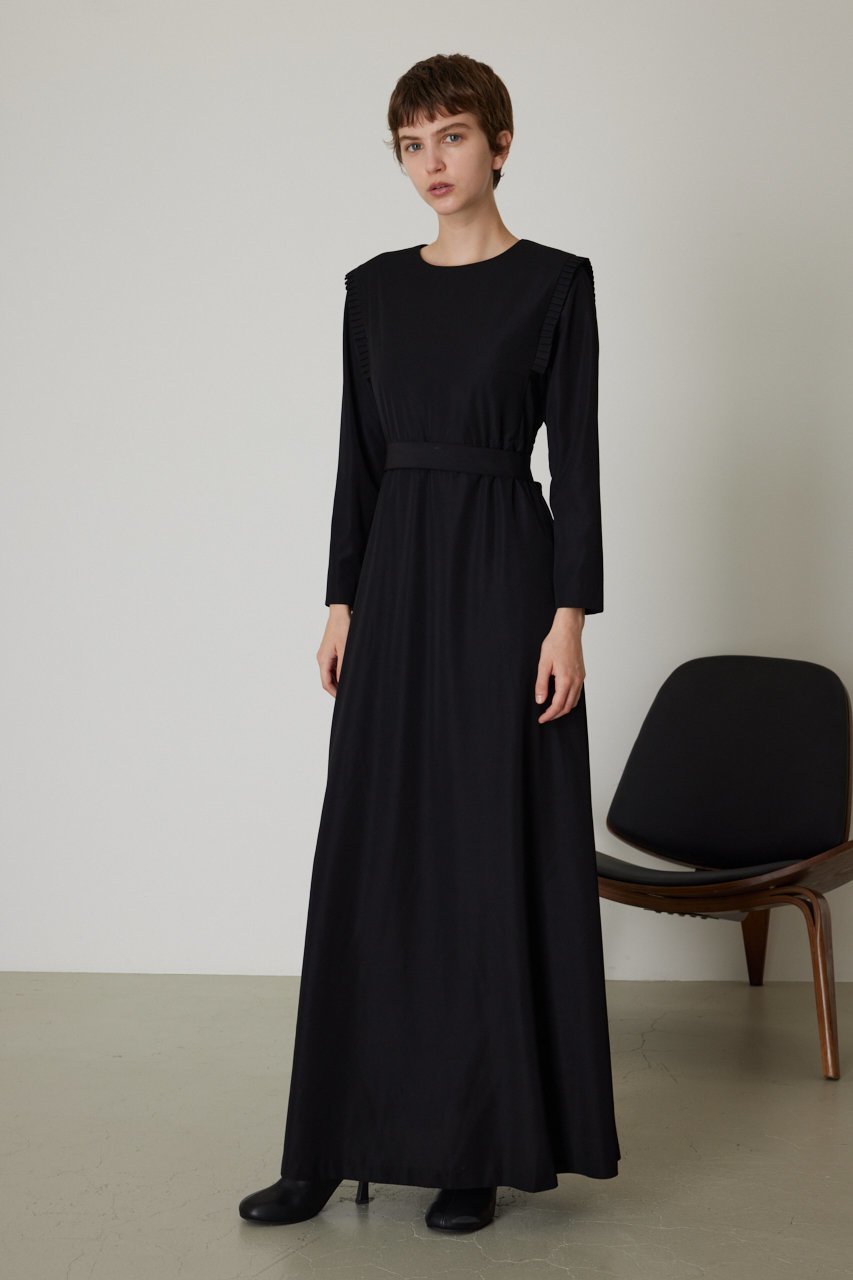 【リムアーク/RIM.ARK】のLady like classical dress/ドレス・ワンピース 人気、トレンドファッション・服の通販 founy(ファニー) 　ファッション　Fashion　レディースファッション　Fashion for Women　ワンピース　Dresses　フォーマル・パーティードレス・結婚式用ドレス　Elegant & Casual Dresses　チュニック　Tunic Tops & Dresses　おすすめ　Recommended / Our Picks　オケージョン　Occasion Wear　クラシカル　Classical, Vintage-Inspired　スニーカー　Sneakers, Trainers　チュニック　Tunic, Long Top　ツイル　Twist, Twisted Detail　ドレス　Dress, One-Piece　プリーツ　Pleats, Pleated　マニッシュ　Mannish, Boyish　ロング　Long, Long-Length　other-7|ID: prp329100003538413 ipo3291000000036670630