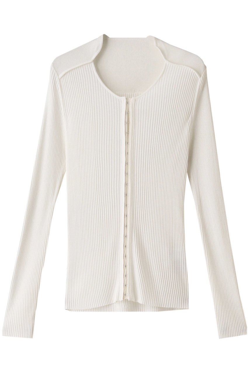 【リムアーク/RIM.ARK】のNeck design slim knit CD/ニットカーディガン 人気、トレンドファッション・服の通販 founy(ファニー) ファッション Fashion レディースファッション Fashion for Women トップス・カットソー Cut & Sew Tops ニット Knit Tops & Sweaters カーディガン・羽織り Layered Style Cardigans インナー Innerwear カーディガン Cardigan, Knitwear バランス Balance, Style Balance フォルム Silhouette, Form other-1|ID: prp329100003538414 ipo3291000000032962398