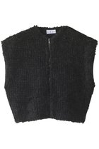 【リムアーク/RIM.ARK】のWide shoulder zip vest/ベスト チャコールグレー|ID: prp329100003538416 ipo3291000000032883237