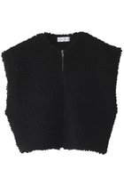 【リムアーク/RIM.ARK】のWide shoulder zip vest/ベスト ブラック|ID: prp329100003538416 ipo3291000000036739825