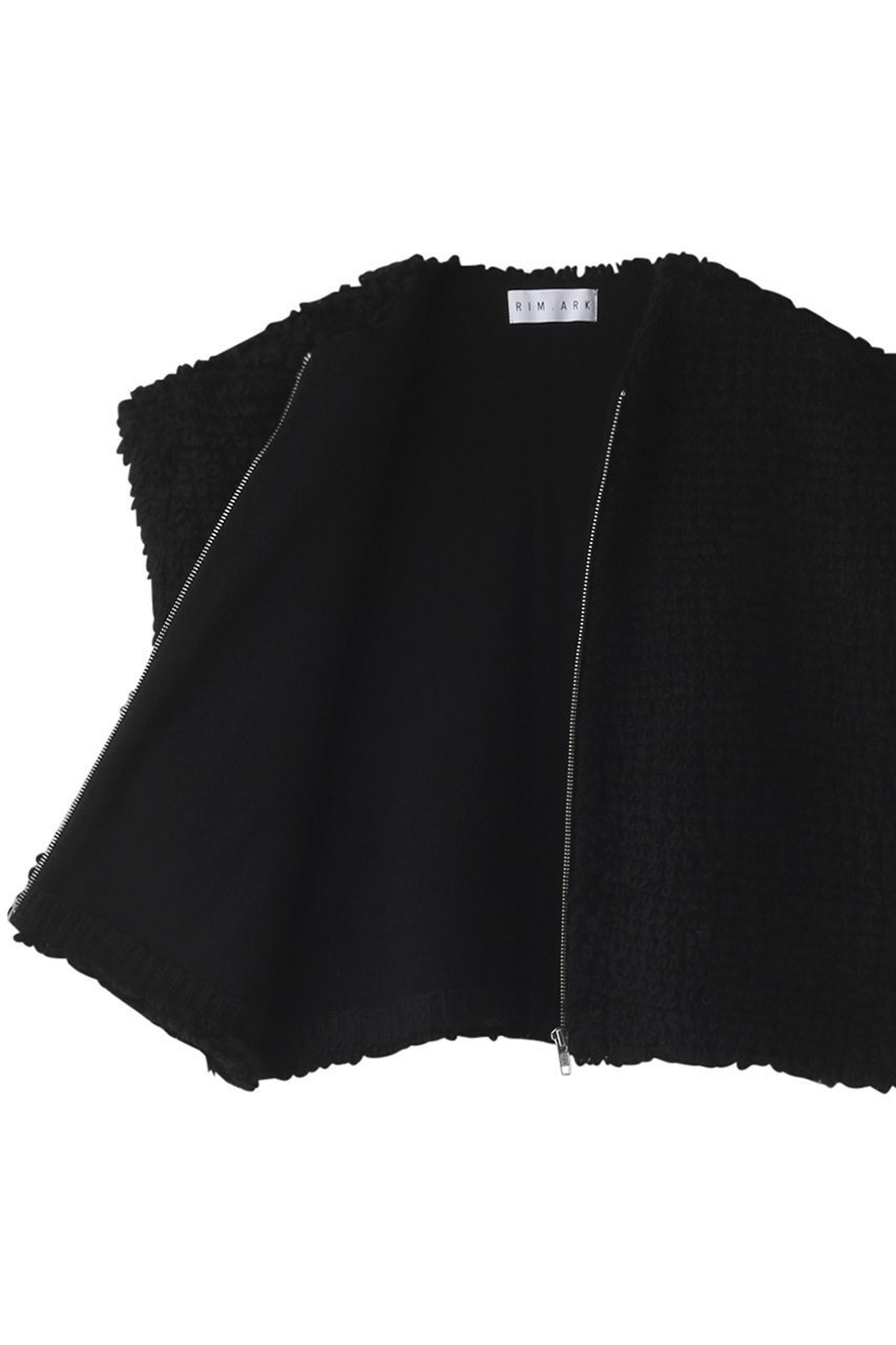 【リムアーク/RIM.ARK】のWide shoulder zip vest/ベスト 人気、トレンドファッション・服の通販 founy(ファニー) 　ファッション　Fashion　レディースファッション　Fashion for Women　アウター　Coat / Outerwear Collection　トップス・カットソー　Cut & Sew Tops　キャミソール&ノースリーブ　Camisoles & Sleeveless Tops　シャツ・ブラウス・オフィスカジュアル　Elegant Blouses & Button-Ups　ベスト&ジレ / 重ね着スタイル　Vests & Gilets　おすすめ　Recommended / Our Picks　オケージョン　Occasion Wear　スクエア　Square, Square Shape　スタイリッシュ　Stylish, Fashionable　ノースリーブ　Sleeveless, No-Sleeve　ベスト　Vest, Waistcoat　other-6|ID: prp329100003538416 ipo3291000000036902276