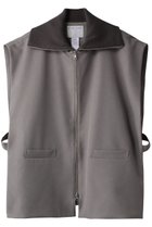 【リムアーク/RIM.ARK】のCombination cape/ケープ 人気、トレンドファッション・服の通販 founy(ファニー) ファッション Fashion レディースファッション Fashion for Women トップス・カットソー Cut & Sew Tops キャミソール&ノースリーブ Camisoles & Sleeveless Tops シャツ・ブラウス・オフィスカジュアル Elegant Blouses & Button-Ups スタイリッシュ Stylish, Fashionable セットアップ Set-Up, Coordinated Outfit ノースリーブ Sleeveless, No-Sleeve thumbnail ライトグレー|ID: prp329100003538417 ipo3291000000032883287