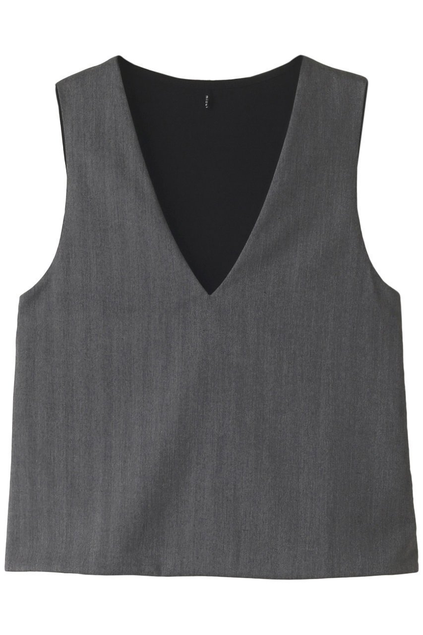 【ミズイロ インド/mizuiro ind】のcheck V neck reversible vest ベスト 人気、トレンドファッション・服の通販 founy(ファニー) 　ファッション　Fashion　レディースファッション　WOMEN　アウター　Coat Outerwear　ジャケット　Jackets　おすすめ　Recommend　カットソー　Cut And Sew　ジャケット　Jacket　セットアップ　Set Up　チェック　Check　ベスト　Vest　リバーシブル　Reversible　無地　Plain Color　A/W・秋冬　Aw・Autumn/Winter・Fw・Fall-Winter　 other-1|ID: prp329100003540038 ipo3291000000029958361