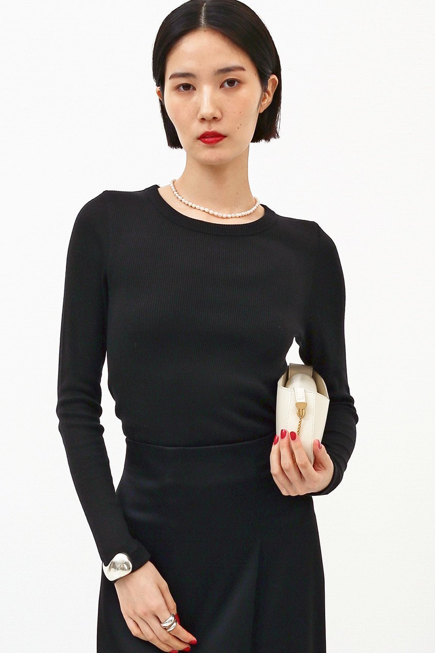 【ザ ストア バイ シー/THE STORE by C】のウォッシャブルシルクプルオーバー 人気、トレンドファッション・服の通販 founy(ファニー) 　ファッション　Fashion　レディースファッション　Fashion for Women　トップス・カットソー　Cut & Sew Tops　シャツ・ブラウス・オフィスカジュアル　Elegant Blouses & Button-Ups　ロングTシャツ・Tシャツ　Longline T-Shirts & Tees　カジュアルプルオーバー・ニットトップス　Pullovers & Knit Tops / Casual Pullovers　カットソー・ベーシックTシャツ　Cut-and-Sewn Tops / Stretch Tees & Basics　ウォッシャブル　Machine Washable　シルク　Silk, 100% Silk　スリーブ　Sleeve, Long Sleeve / Short Sleeve　テレコ　Ribbed, Rib Stitch　ベーシック　Basic, Essential　ロング　Long, Long-Length　別注　Limited Edition, Custom Order　 other-1|ID: prp329100003540098 ipo3291000000032844751