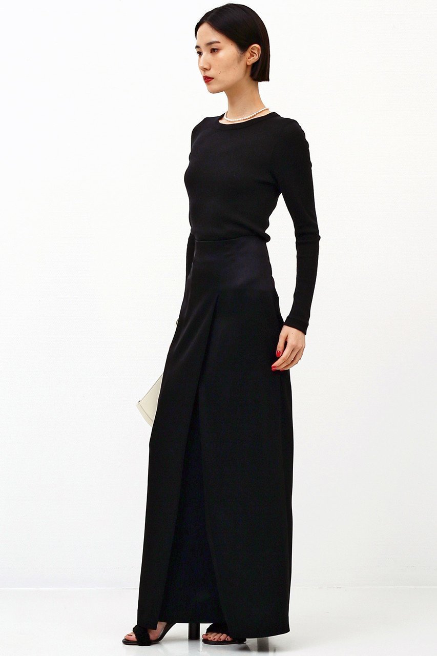 【ザ ストア バイ シー/THE STORE by C】のウォッシャブルシルクプルオーバー 人気、トレンドファッション・服の通販 founy(ファニー) 　ファッション　Fashion　レディースファッション　Fashion for Women　トップス・カットソー　Cut & Sew Tops　シャツ・ブラウス・オフィスカジュアル　Elegant Blouses & Button-Ups　ロングTシャツ・Tシャツ　Longline T-Shirts & Tees　カジュアルプルオーバー・ニットトップス　Pullovers & Knit Tops / Casual Pullovers　カットソー・ベーシックTシャツ　Cut-and-Sewn Tops / Stretch Tees & Basics　ウォッシャブル　Machine Washable　シルク　Silk, 100% Silk　スリーブ　Sleeve, Long Sleeve / Short Sleeve　テレコ　Ribbed, Rib Stitch　ベーシック　Basic, Essential　ロング　Long, Long-Length　別注　Limited Edition, Custom Order　other-4|ID: prp329100003540098 ipo3291000000035736361