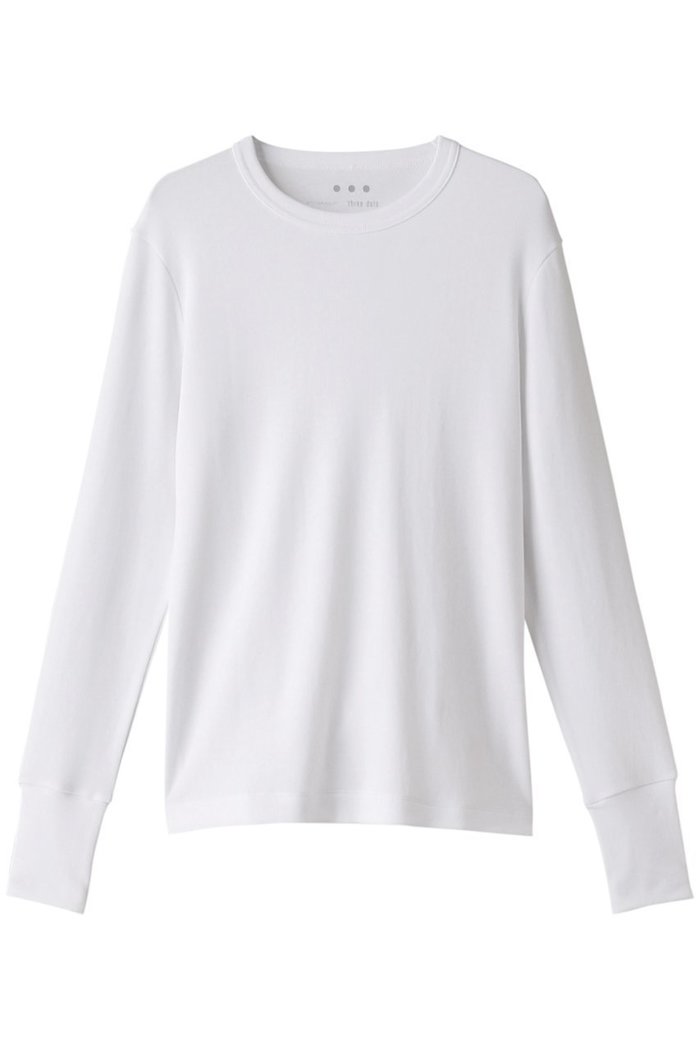【スリー ドッツ/three dots】のスフレコットン ロングスリーブT インテリア・キッズ・メンズ・レディースファッション・服の通販 founy(ファニー) https://founy.com/ ファッション Fashion レディースファッション Fashion for Women トップス・カットソー Cut & Sew Tops シャツ・ブラウス・オフィスカジュアル Elegant Blouses & Button-Ups ロングTシャツ・Tシャツ Longline T-Shirts & Tees カットソー・ベーシックTシャツ Cut-and-Sewn Tops / Stretch Tees & Basics インナー Innerwear コンパクト Compact, Small Size シンプル Simple, Minimal スリーブ Sleeve, Long Sleeve / Short Sleeve ロング Long, Long-Length 人気 Popular, Best Seller |ID: prp329100003541763 ipo3291000000032891850