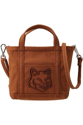 【メゾン キツネ/MAISON KITSUNE】の【UNISEX】FOX HEAD ミニトートバッグ 人気、トレンドファッション・服の通販 founy(ファニー) ファッション Fashion レディースファッション WOMEN バッグ Bag ユニセックス Unisex キャンバス Canvas ショルダー Shoulder ハンド Hand フォックス Fox フロント Front ラップ Wrap |ID:prp329100003541796