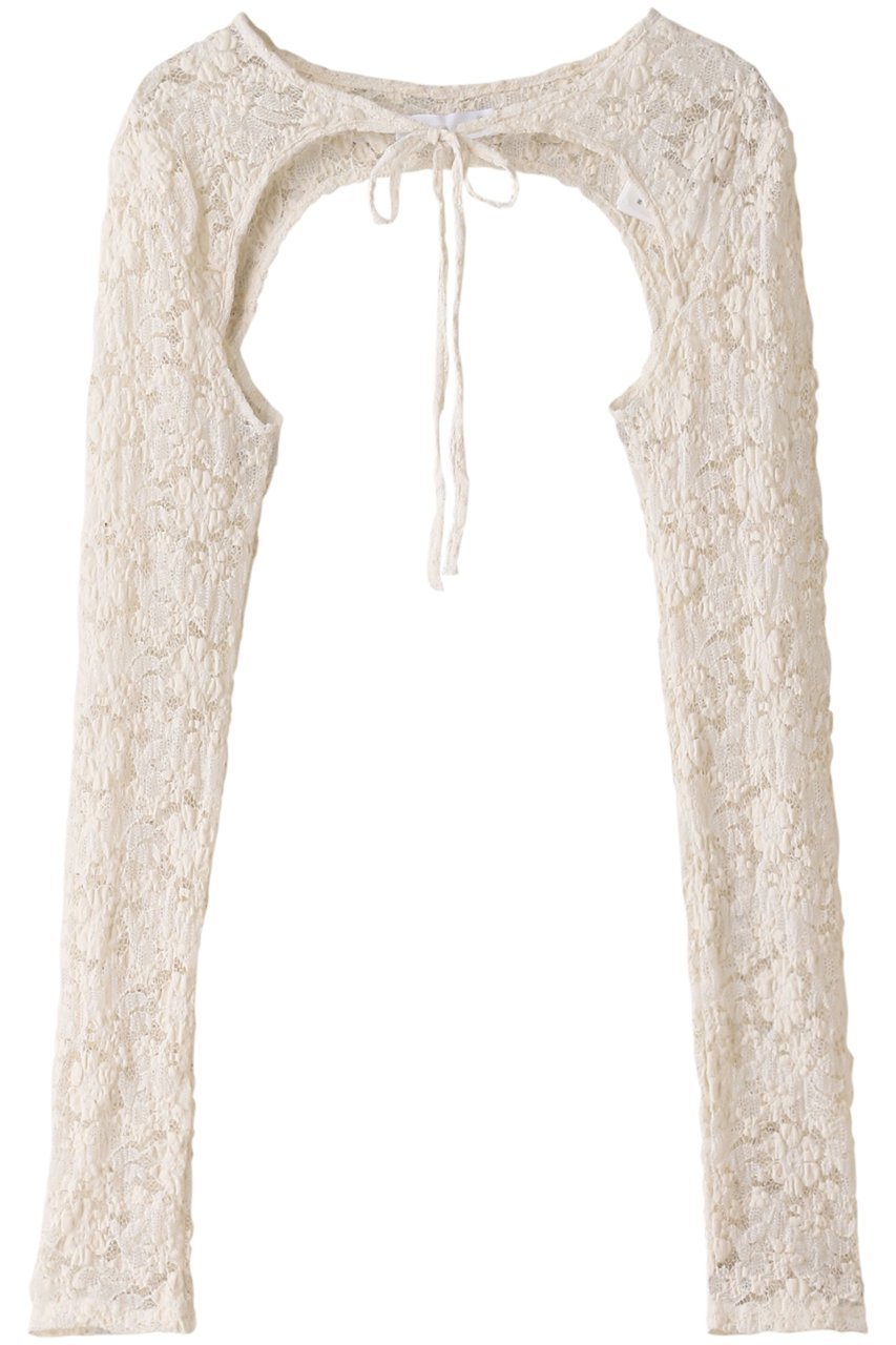 【プランク プロジェクト/PRANK PROJECT】のレースボレロ / Lace Bolero インテリア・キッズ・メンズ・レディースファッション・服の通販 founy(ファニー) 　ファッション　Fashion　レディースファッション　Fashion for Women　アウター　Coat / Outerwear Collection　ボレロ・ショート丈ジャケット / ドレス羽織りに　Boleros & Short Jackets　トップス・カットソー　Cut & Sew Tops　シャツ・ブラウス・オフィスカジュアル　Elegant Blouses & Button-Ups　おすすめ　Recommended / Our Picks　ストレッチ　Stretch, Stretchy Fabric　スリーブ　Sleeve, Long Sleeve / Short Sleeve　ノースリーブ　Sleeveless, No-Sleeve　ボレロ　Bolero, Short Cardigan　レース　Lace, Lace Fabric　ロング　Long, Long-Length　WHT(ホワイト)|ID: prp329100003541815 ipo3291000000032930779