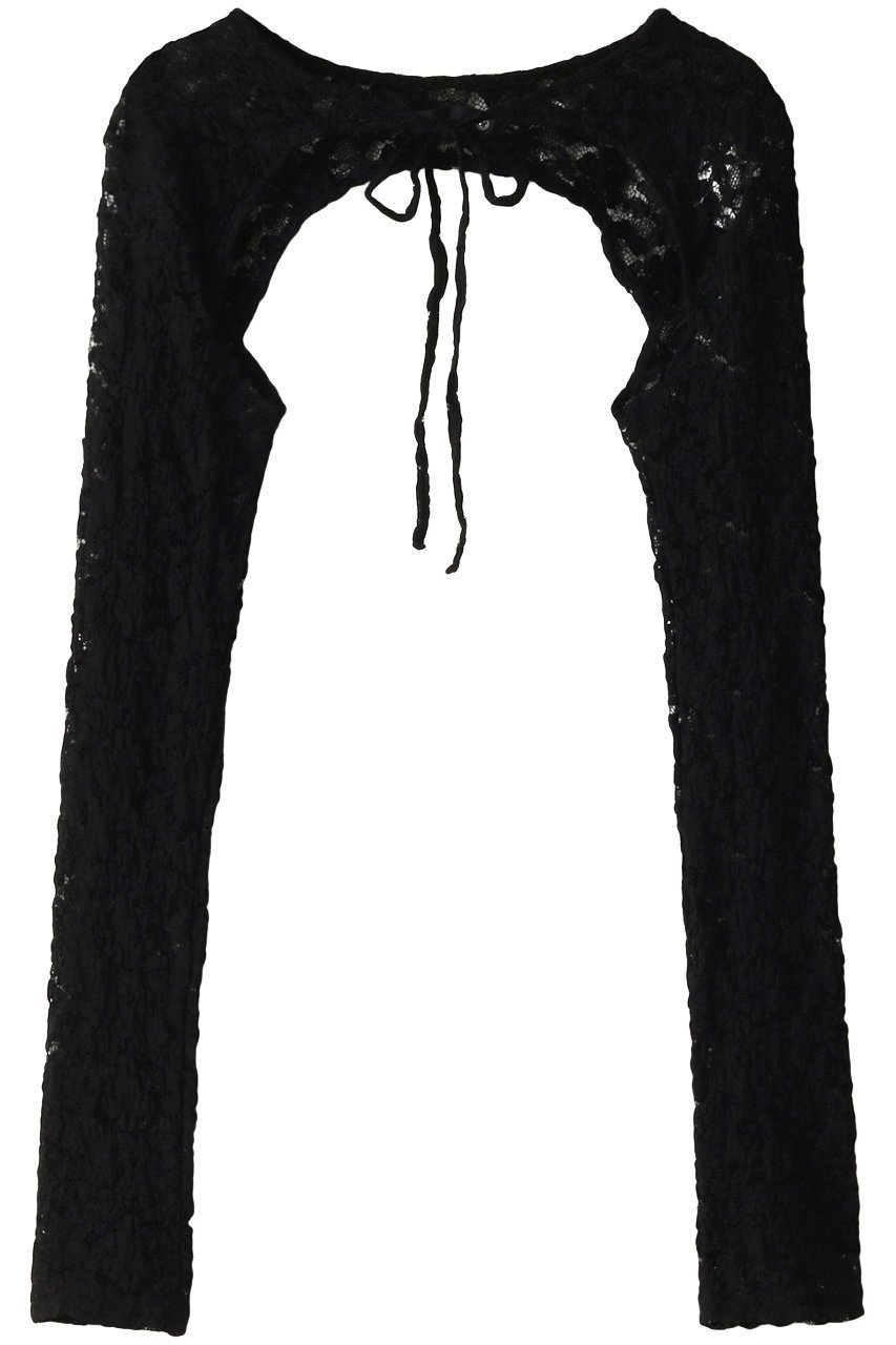 【プランク プロジェクト/PRANK PROJECT】のレースボレロ / Lace Bolero インテリア・キッズ・メンズ・レディースファッション・服の通販 founy(ファニー) 　ファッション　Fashion　レディースファッション　Fashion for Women　アウター　Coat / Outerwear Collection　ボレロ・ショート丈ジャケット / ドレス羽織りに　Boleros & Short Jackets　トップス・カットソー　Cut & Sew Tops　シャツ・ブラウス・オフィスカジュアル　Elegant Blouses & Button-Ups　おすすめ　Recommended / Our Picks　ストレッチ　Stretch, Stretchy Fabric　スリーブ　Sleeve, Long Sleeve / Short Sleeve　ノースリーブ　Sleeveless, No-Sleeve　ボレロ　Bolero, Short Cardigan　レース　Lace, Lace Fabric　ロング　Long, Long-Length　BLK(ブラック)|ID: prp329100003541815 ipo3291000000036725815