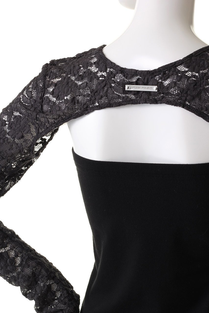 【プランク プロジェクト/PRANK PROJECT】のレースボレロ / Lace Bolero 人気、トレンドファッション・服の通販 founy(ファニー) 　ファッション　Fashion　レディースファッション　Fashion for Women　アウター　Coat / Outerwear Collection　ボレロ・ショート丈ジャケット / ドレス羽織りに　Boleros & Short Jackets　トップス・カットソー　Cut & Sew Tops　シャツ・ブラウス・オフィスカジュアル　Elegant Blouses & Button-Ups　おすすめ　Recommended / Our Picks　ストレッチ　Stretch, Stretchy Fabric　スリーブ　Sleeve, Long Sleeve / Short Sleeve　ノースリーブ　Sleeveless, No-Sleeve　ボレロ　Bolero, Short Cardigan　レース　Lace, Lace Fabric　ロング　Long, Long-Length　other-5|ID: prp329100003541815 ipo3291000000036725821