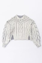 【プランク プロジェクト/PRANK PROJECT】のケーブルベイントニットプルオーバー / Cable Painted Knit Pullover 人気、トレンドファッション・服の通販 founy(ファニー) ファッション Fashion レディースファッション WOMEN トップス・カットソー Tops/Tshirt ニット Knit Tops プルオーバー Pullover ウォーム クロップド ボトム thumbnail IVR(アイボリー)|ID: prp329100003541818 ipo3291000000023371702