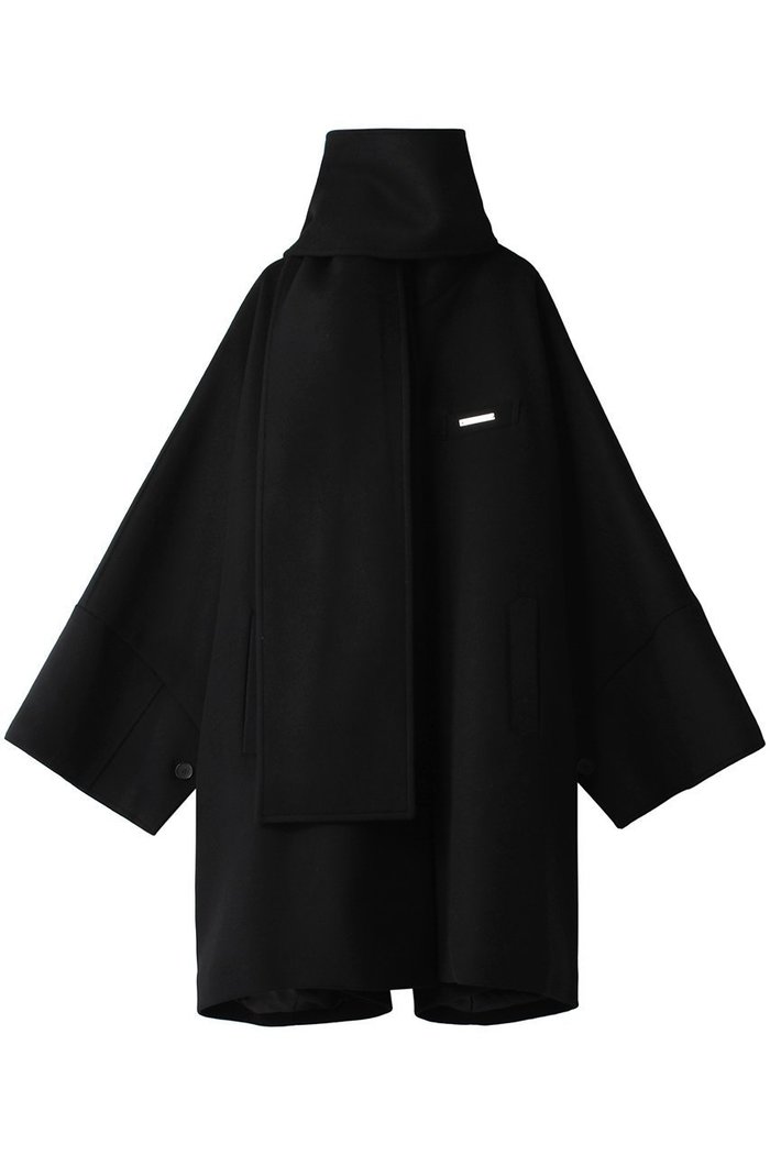 【プランク プロジェクト/PRANK PROJECT】のスーパー140ウールポンチョコート / Super 140 Wool Poncho Coat インテリア・キッズ・メンズ・レディースファッション・服の通販 founy(ファニー) https://founy.com/ ファッション Fashion レディースファッション Fashion for Women アウター Coat / Outerwear Collection コート・ロングコート・ピーコート Long Coats, Peacoats & More ポンチョ・ケープコート Ponchos & Capes ショート Short, Short Length スタンド Stand Collar, Upright Stand ビッグ Big, Oversized ポケット Pocket, Pocket Detail マフラー Scarf, Muffler ロング Long, Long-Length 防寒 Cold Protection, Winter-Ready |ID: prp329100003541828 ipo3291000000032914419