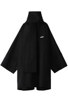 【プランク プロジェクト/PRANK PROJECT】のスーパー140ウールポンチョコート / Super 140 Wool Poncho Coat BLK(ブラック)|ID: prp329100003541828 ipo3291000000032914428