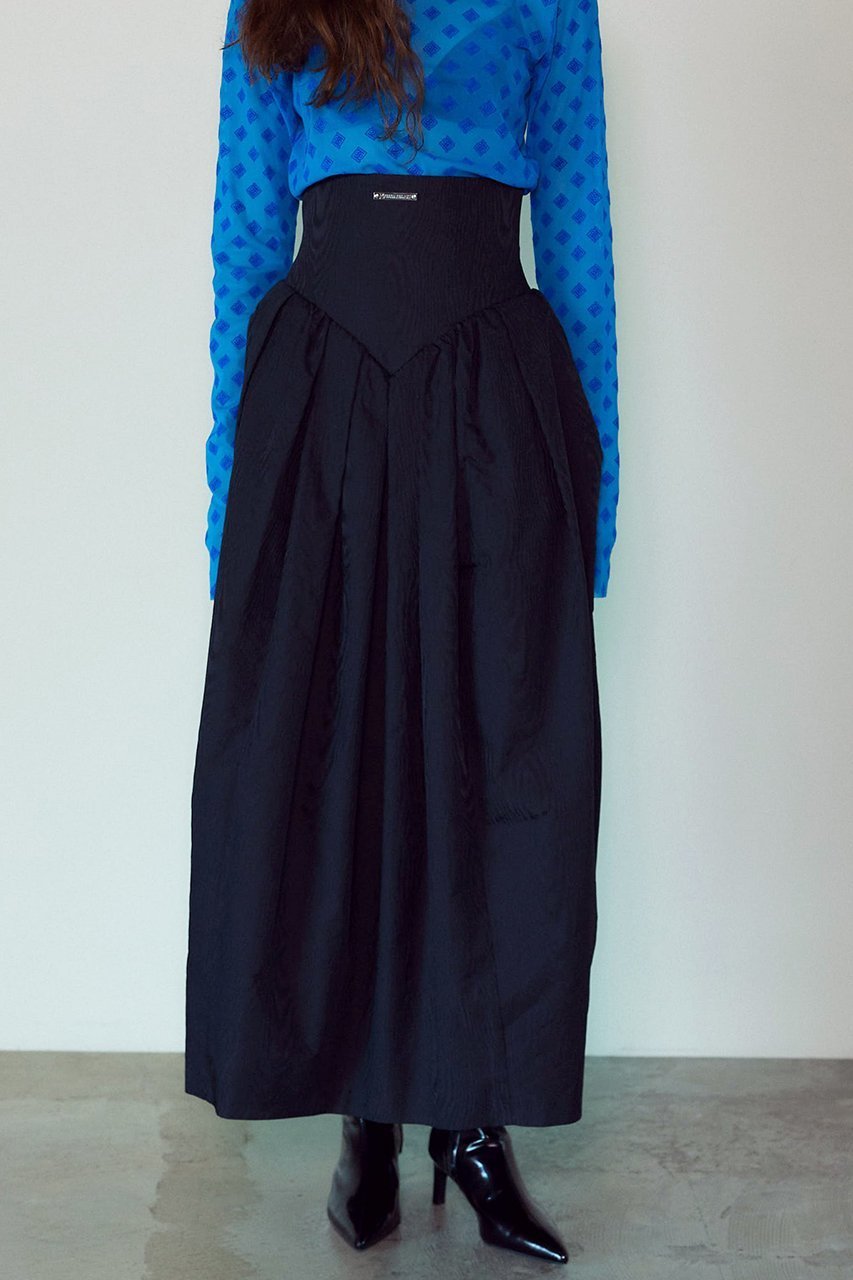 【プランク プロジェクト/PRANK PROJECT】のマルチファブリックボリュームスカート / Multi Fabric Voluminous Skirt 人気、トレンドファッション・服の通販 founy(ファニー) 　ファッション　Fashion　レディースファッション　Fashion for Women　スカート　Skirts　ロングスカート　Long Skirts / Maxi & Midi Skirts　コンパクト　Compact, Small Size　シャンブレー　Chambray, Denim-Like Fabric　チュール　Tulip, Tulip Motif　ロング　Long, Long-Length　エレガント 上品　Elegant　other-7|ID: prp329100003541832 ipo3291000000035424840