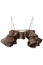 【プランク プロジェクト/PRANK PROJECT】のマルチファブリックランダムラッフルトップ / Multi Fabric Random Raffle Top BGE(ベージュ)|ID: prp329100003541833 ipo3291000000036402167