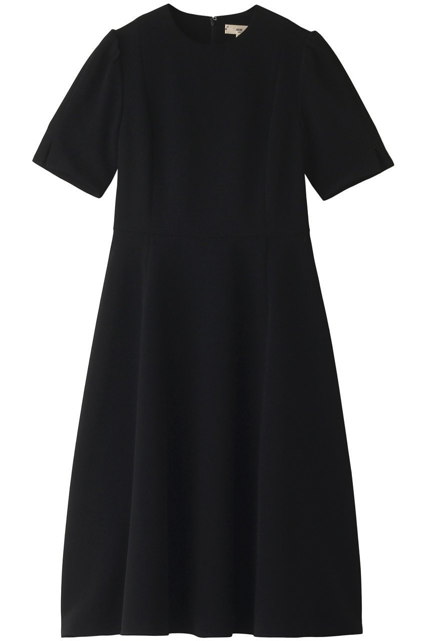 【エムダブリュー/MW】のストレッチ フレアードレス インテリア・キッズ・メンズ・レディースファッション・服の通販 founy(ファニー) 　ファッション　Fashion　レディースファッション　Fashion for Women　ワンピース　Dresses　フォーマル・パーティードレス・結婚式用ドレス　Elegant & Casual Dresses　チュニック　Tunic Tops & Dresses　ストレッチ　Stretch, Stretchy Fabric　チュニック　Tunic, Long Top　ブラック|ID: prp329100003541857 ipo3291000000032896358