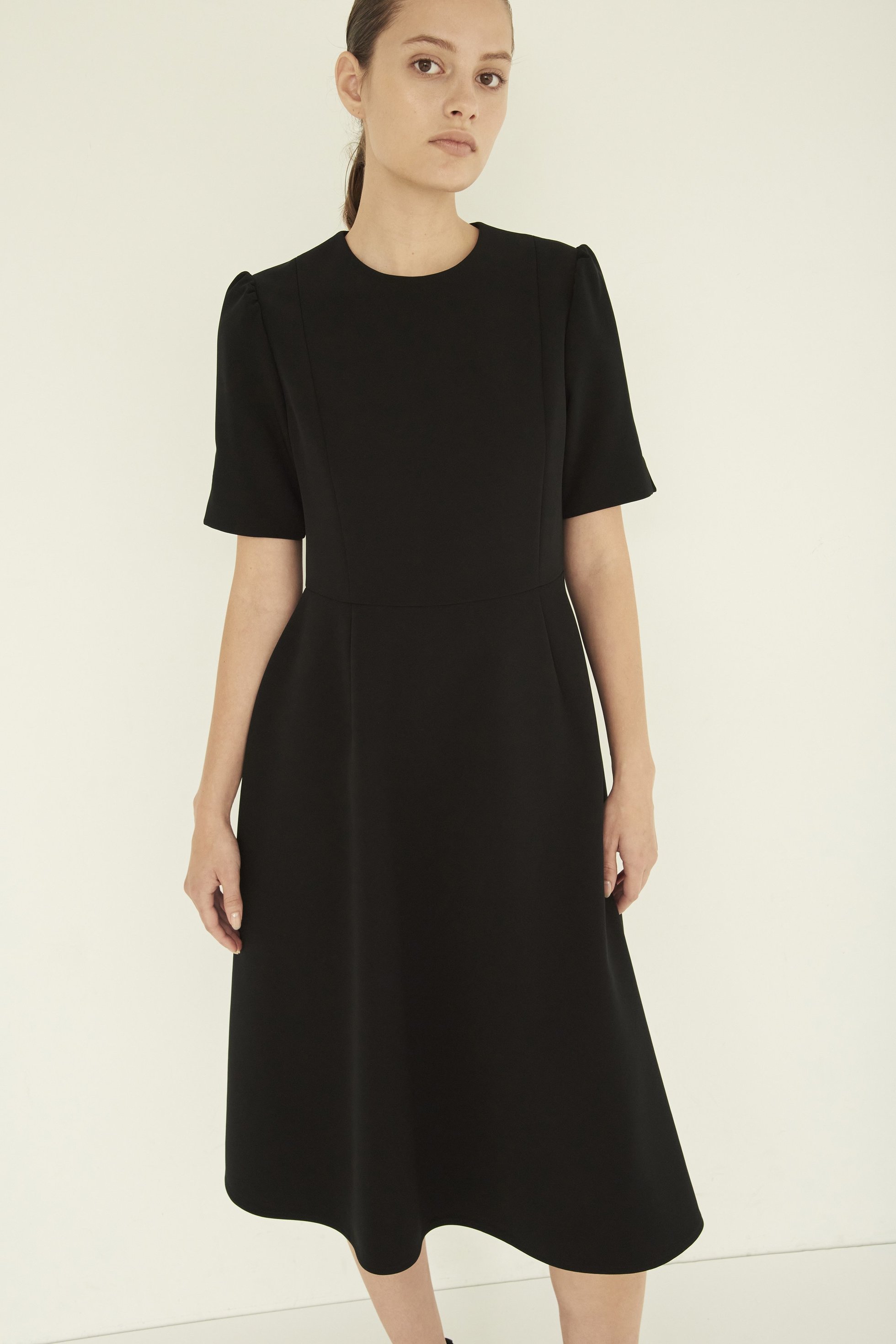 【エムダブリュー/MW】のストレッチ フレアードレス 人気、トレンドファッション・服の通販 founy(ファニー) 　ファッション　Fashion　レディースファッション　Fashion for Women　ワンピース　Dresses　フォーマル・パーティードレス・結婚式用ドレス　Elegant & Casual Dresses　チュニック　Tunic Tops & Dresses　ストレッチ　Stretch, Stretchy Fabric　チュニック　Tunic, Long Top　other-7|ID: prp329100003541857 ipo3291000000032896388