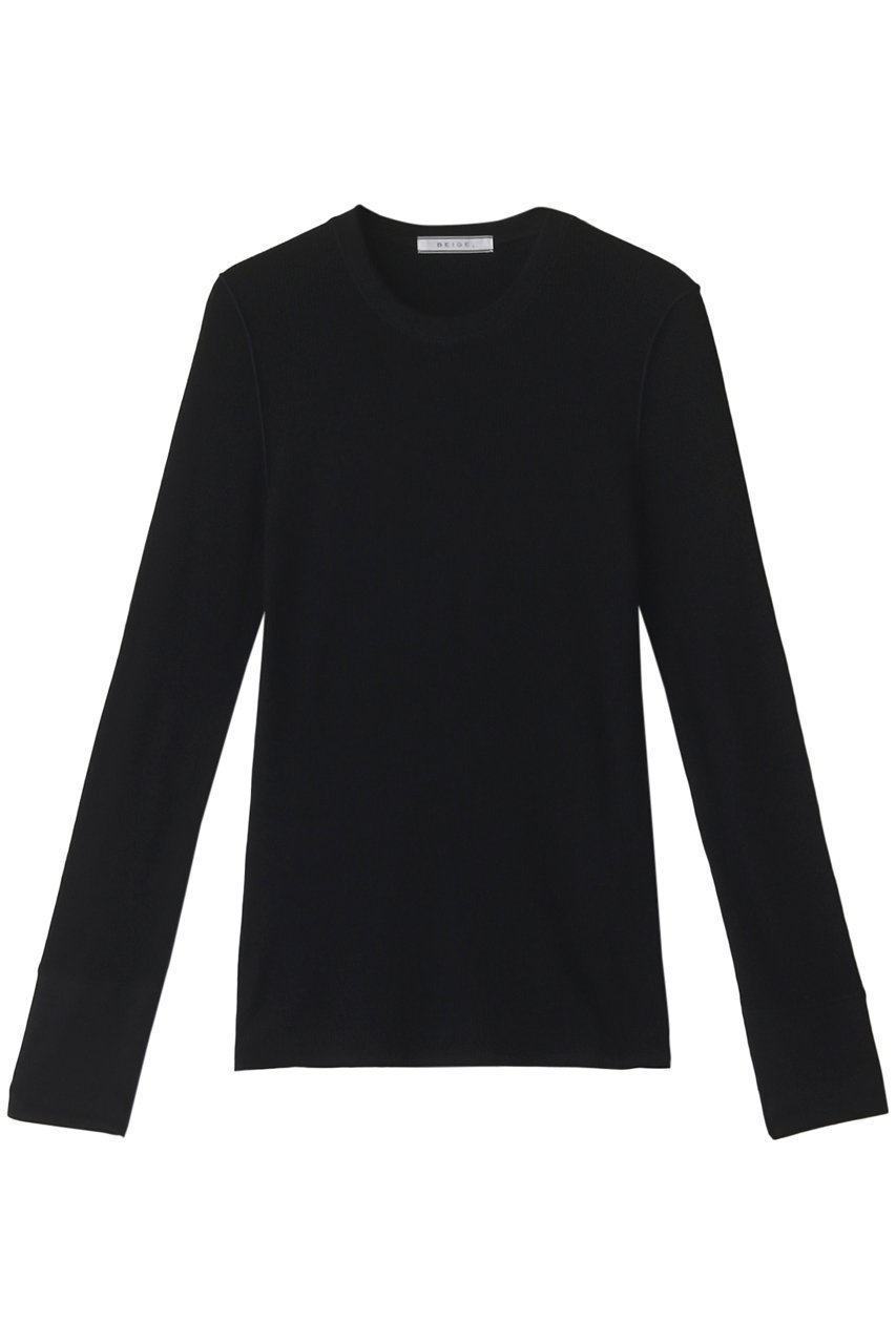 【ベイジ,/BEIGE,】のFORD (フォード)/クルーネックニット インテリア・キッズ・メンズ・レディースファッション・服の通販 founy(ファニー) 　ファッション　Fashion　レディースファッション　Fashion for Women　トップス・カットソー　Cut & Sew Tops　ニット　Knit Tops & Sweaters　カジュアルプルオーバー・ニットトップス　Pullovers & Knit Tops / Casual Pullovers　インナー　Innerwear　シンプル　Simple, Minimal　ブラック×ネイビー|ID: prp329100003541866 ipo3291000000035656337