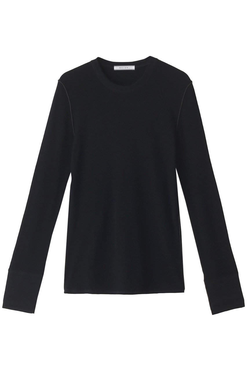 【ベイジ,/BEIGE,】のFORD (フォード)/クルーネックニット インテリア・キッズ・メンズ・レディースファッション・服の通販 founy(ファニー) 　ファッション　Fashion　レディースファッション　Fashion for Women　トップス・カットソー　Cut & Sew Tops　ニット　Knit Tops & Sweaters　カジュアルプルオーバー・ニットトップス　Pullovers & Knit Tops / Casual Pullovers　インナー　Innerwear　シンプル　Simple, Minimal　ネイビー×チャコールグレー|ID: prp329100003541866 ipo3291000000035656341