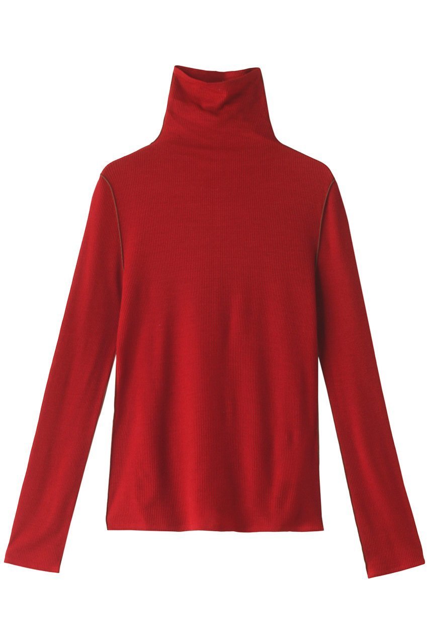 【ベイジ,/BEIGE,】のFORD (フォード)/ハイネックニット インテリア・キッズ・メンズ・レディースファッション・服の通販 founy(ファニー) ファッション Fashion レディースファッション Fashion for Women トップス・カットソー Cut & Sew Tops ニット Knit Tops & Sweaters カジュアルプルオーバー・ニットトップス Pullovers & Knit Tops / Casual Pullovers インナー Innerwear シンプル Simple, Minimal タートルネック Turtleneck, High Neck ハイネック High Neck, Mock Neck レッド×ダークキャメル|ID: prp329100003541867 ipo3291000000036098892