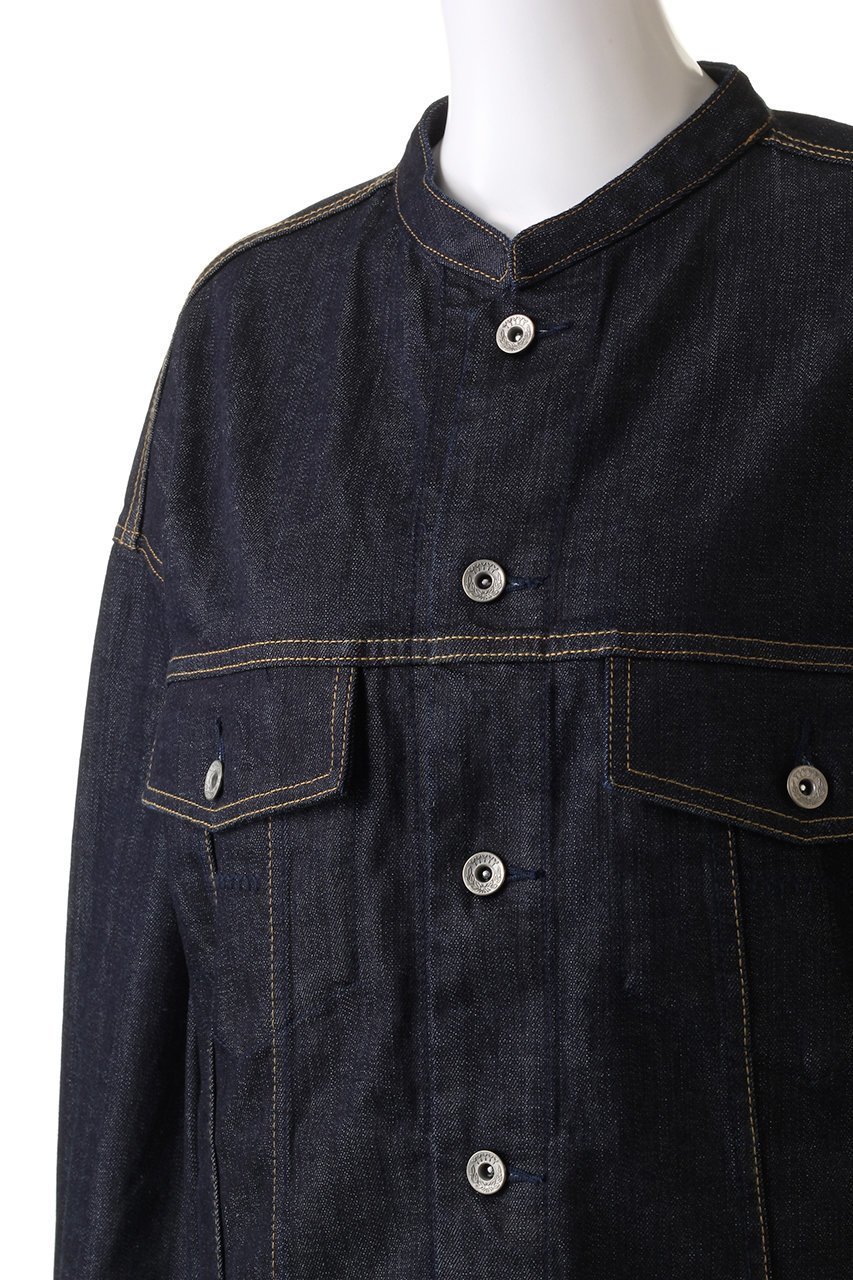 【ヤヌーク/YANUK】のバンドカラージーンジャケット 人気、トレンドファッション・服の通販 founy(ファニー) ファッション Fashion レディースファッション Fashion for Women アウター Coat / Outerwear Collection レディースジャケット・軽アウター Jackets インナー Innerwear ジャケット Jacket, Outerwear ハイネック High Neck, Mock Neck ビッグ Big, Oversized メンズ Men's, Menswear other-5|ID: prp329100003541877 ipo3291000000032966223