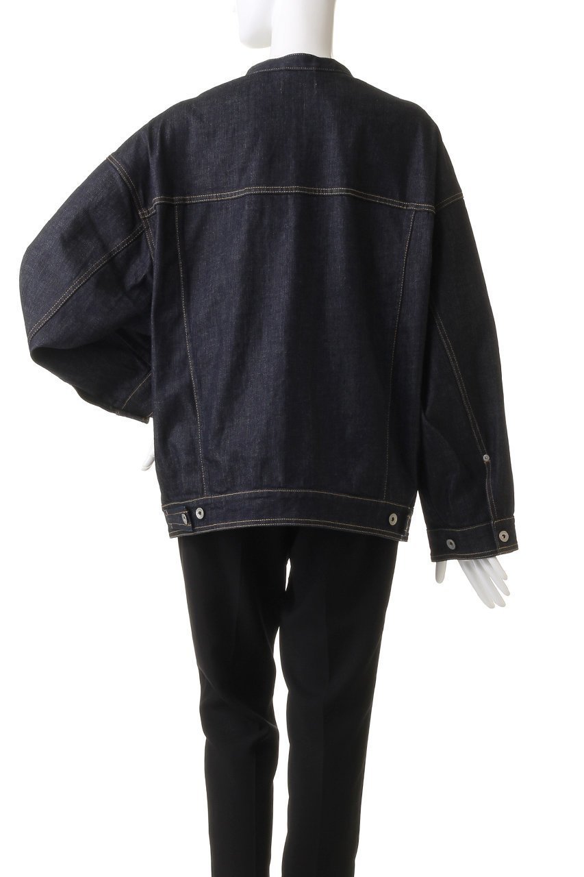 【ヤヌーク/YANUK】のバンドカラージーンジャケット 人気、トレンドファッション・服の通販 founy(ファニー) 　ファッション　Fashion　レディースファッション　Fashion for Women　アウター　Coat / Outerwear Collection　レディースジャケット・軽アウター　Jackets　インナー　Innerwear　ジャケット　Jacket, Outerwear　ハイネック　High Neck, Mock Neck　ビッグ　Big, Oversized　メンズ　Men's, Menswear　other-4|ID: prp329100003541877 ipo3291000000035721402