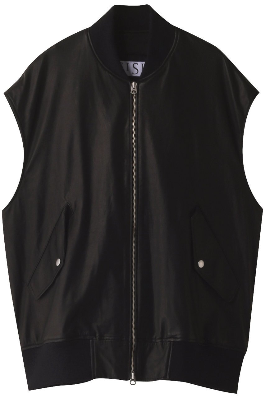 【シシ/sisii】の【UNISEX】MA-1 vest インテリア・キッズ・メンズ・レディースファッション・服の通販 founy(ファニー) ファッション Fashion レディースファッション Fashion for Women アウター Coat / Outerwear Collection レディースジャケット・軽アウター Jackets MA-1ジャケット MA-1 Bomber Jackets / Flight Jackets ユニセックス Unisex, Genderless シンプル Simple, Minimal ジャケット Jacket, Outerwear ベスト Vest, Waistcoat 再入荷 Restock / Back in Stock ブラック|ID: prp329100003543577 ipo3291000000034863404