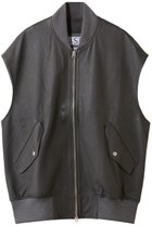 【シシ/sisii】の【UNISEX】MA-1 vest チャコールグレー|ID: prp329100003543577 ipo3291000000036950457