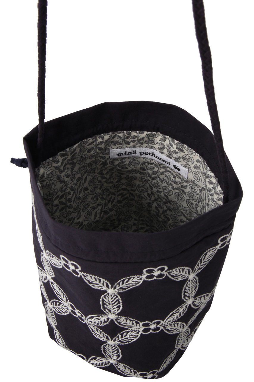 【ミナ ペルホネン/mina perhonen / KIDS】の【KIDS】hanahaショルダーバッグ ネイビー F 人気、トレンドファッション・服の通販 founy(ファニー) 　ファッション　Fashion　キッズファッション　Fashion for Kids　ポーチ　Pouch, Small Case　レース　Lace, Lace Fabric　巾着　Drawstring Bag, Kinchaku　other-4|ID: prp329100003543615 ipo3291000000036236021