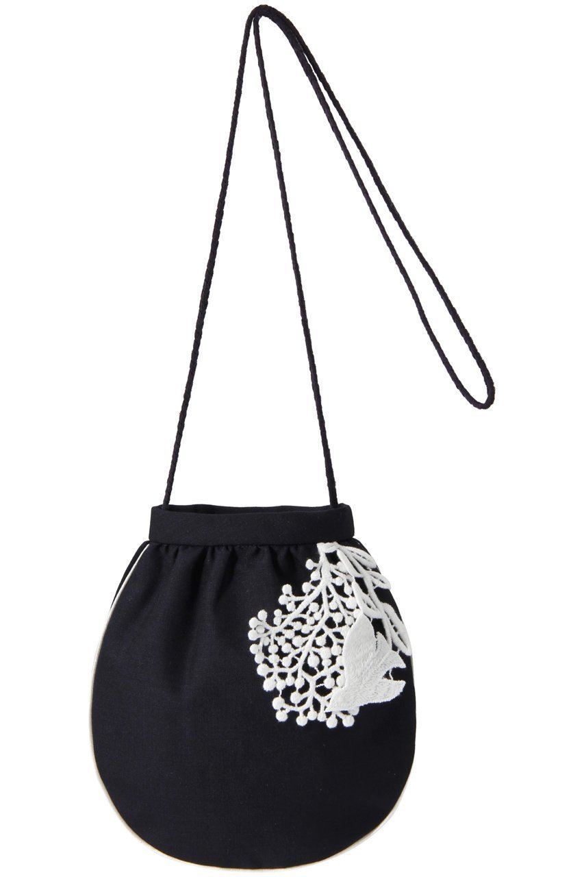 【ミナ ペルホネン/mina perhonen / KIDS】の【KIDS】forest paradeショルダーバッグ ネイビー F 人気、トレンドファッション・服の通販 founy(ファニー) 　ファッション　Fashion　キッズファッション　Fashion for Kids　フォルム　Silhouette, Form　ポーチ　Pouch, Small Case　モチーフ　Motif, Design Theme　レース　Lace, Lace Fabric　 other-1|ID: prp329100003543616 ipo3291000000036236032