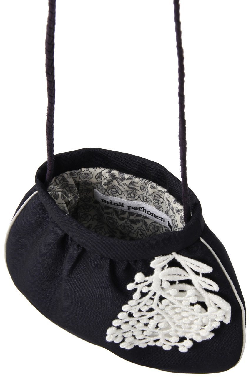 【ミナ ペルホネン/mina perhonen / KIDS】の【KIDS】forest paradeショルダーバッグ ネイビー F 人気、トレンドファッション・服の通販 founy(ファニー) 　ファッション　Fashion　キッズファッション　Fashion for Kids　フォルム　Silhouette, Form　ポーチ　Pouch, Small Case　モチーフ　Motif, Design Theme　レース　Lace, Lace Fabric　other-4|ID: prp329100003543616 ipo3291000000036236039
