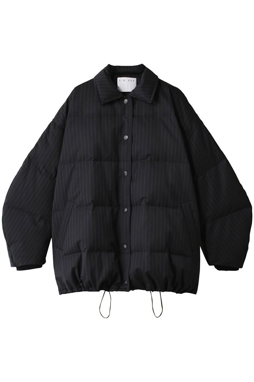 【リムアーク/RIM.ARK】のCoverall stripe down CT/コート 人気、トレンドファッション・服の通販 founy(ファニー) 　ファッション　Fashion　レディースファッション　Fashion for Women　アウター　Coat / Outerwear Collection　コート・ロングコート・ピーコート　Long Coats, Peacoats & More　ストライプ　Stripe, Striped Pattern　ダウン　Down, Puffer　マニッシュ　Mannish, Boyish　 other-1|ID: prp329100003546404 ipo3291000000036222445