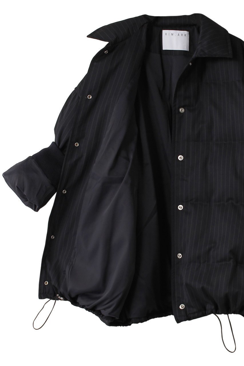 【リムアーク/RIM.ARK】のCoverall stripe down CT/コート 人気、トレンドファッション・服の通販 founy(ファニー) 　ファッション　Fashion　レディースファッション　Fashion for Women　アウター　Coat / Outerwear Collection　コート・ロングコート・ピーコート　Long Coats, Peacoats & More　ストライプ　Stripe, Striped Pattern　ダウン　Down, Puffer　マニッシュ　Mannish, Boyish　other-6|ID: prp329100003546404 ipo3291000000036222452