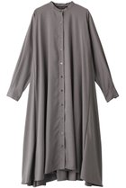 【ミズイロ インド/mizuiro ind】のT/R stand collar flare OP ワンピース l.gray|ID: prp329100003547461 ipo3291000000032901457