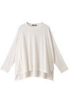 【ミズイロ インド/mizuiro ind】のcrew neck wide T Tシャツ 人気、トレンドファッション・服の通販 founy(ファニー) ファッション Fashion レディースファッション WOMEN トップス・カットソー Tops/Tshirt シャツ/ブラウス Shirts/Blouses ロング / Tシャツ T-Shirts カットソー Cut and Sewn シンプル Simple ストライプ Stripe スリット Slit スリーブ Sleeve ロング Long 長袖 Long Sleeve thumbnail off white|ID: prp329100003547463 ipo3291000000028403967