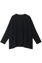 【ミズイロ インド/mizuiro ind】のcrew neck wide T Tシャツ 人気、トレンドファッション・服の通販 founy(ファニー) ファッション Fashion レディースファッション WOMEN トップス・カットソー Tops/Tshirt シャツ/ブラウス Shirts/Blouses ロング / Tシャツ T-Shirts カットソー Cut and Sewn シンプル Simple ストライプ Stripe スリット Slit スリーブ Sleeve ロング Long 長袖 Long Sleeve thumbnail black|ID: prp329100003547463 ipo3291000000028403969