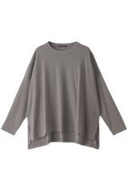 【ミズイロ インド/mizuiro ind】のcrew neck wide T Tシャツ 人気、トレンドファッション・服の通販 founy(ファニー) ファッション Fashion レディースファッション WOMEN トップス・カットソー Tops/Tshirt シャツ/ブラウス Shirts/Blouses ロング / Tシャツ T-Shirts カットソー Cut and Sewn シンプル Simple ストライプ Stripe スリット Slit スリーブ Sleeve ロング Long 長袖 Long Sleeve thumbnail l.gray|ID: prp329100003547463 ipo3291000000028403970