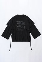 【メゾンスペシャル/MAISON SPECIAL】のWHY NOT レイヤードロンTEE BLK(ブラック)|ID:prp329100003547479