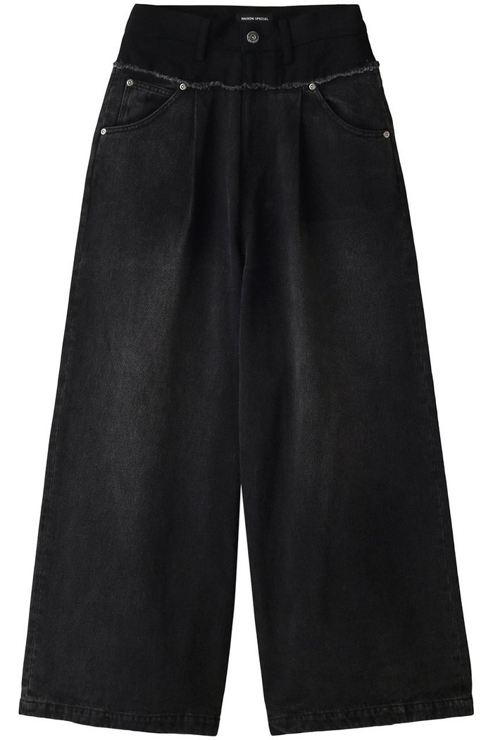 【メゾンスペシャル/MAISON SPECIAL】のダブルウエストバギーデニム インテリア・キッズ・メンズ・レディースファッション・服の通販 founy(ファニー) https://founy.com/ ファッション Fashion レディースファッション Fashion for Women パンツ Pants & Trousers デニムパンツ・ジーンズ・美脚デニム Denim Jeans & Pants デニム Denim, Jeans Material トレンド Trend, Trending Now パターン Pattern, Design Print ボトム Bottoms, Lower Wear |ID: prp329100003547487 ipo3291000000035355562