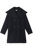 【エムダブリュー/MW】のソフトウール ビッグカラー ショートコート ダークネイビー|ID: prp329100003549374 ipo3291000000035380643