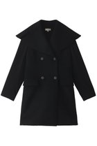 【エムダブリュー/MW】のソフトウール ビッグカラー ショートコート ブラック|ID: prp329100003549374 ipo3291000000035380644