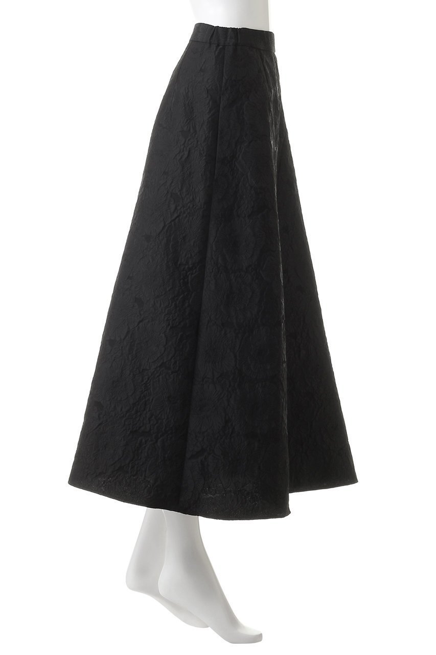 【エムダブリュー/MW】のジャガード ボリュームフレア スカート 人気、トレンドファッション・服の通販 founy(ファニー) 　ファッション　Fashion　レディースファッション　Fashion for Women　スカート　Skirts　Aライン・フレアスカート　A-Line & Flared Skirts　ロングスカート　Long Skirts / Maxi & Midi Skirts　シンプル　Simple, Minimal　ジャカード／ジャガード　Jacquard, Woven Pattern　フレア　Flare, Flared　ロング　Long, Long-Length　人気　Popular, Best Seller　other-3|ID: prp329100003549375 ipo3291000000032910520