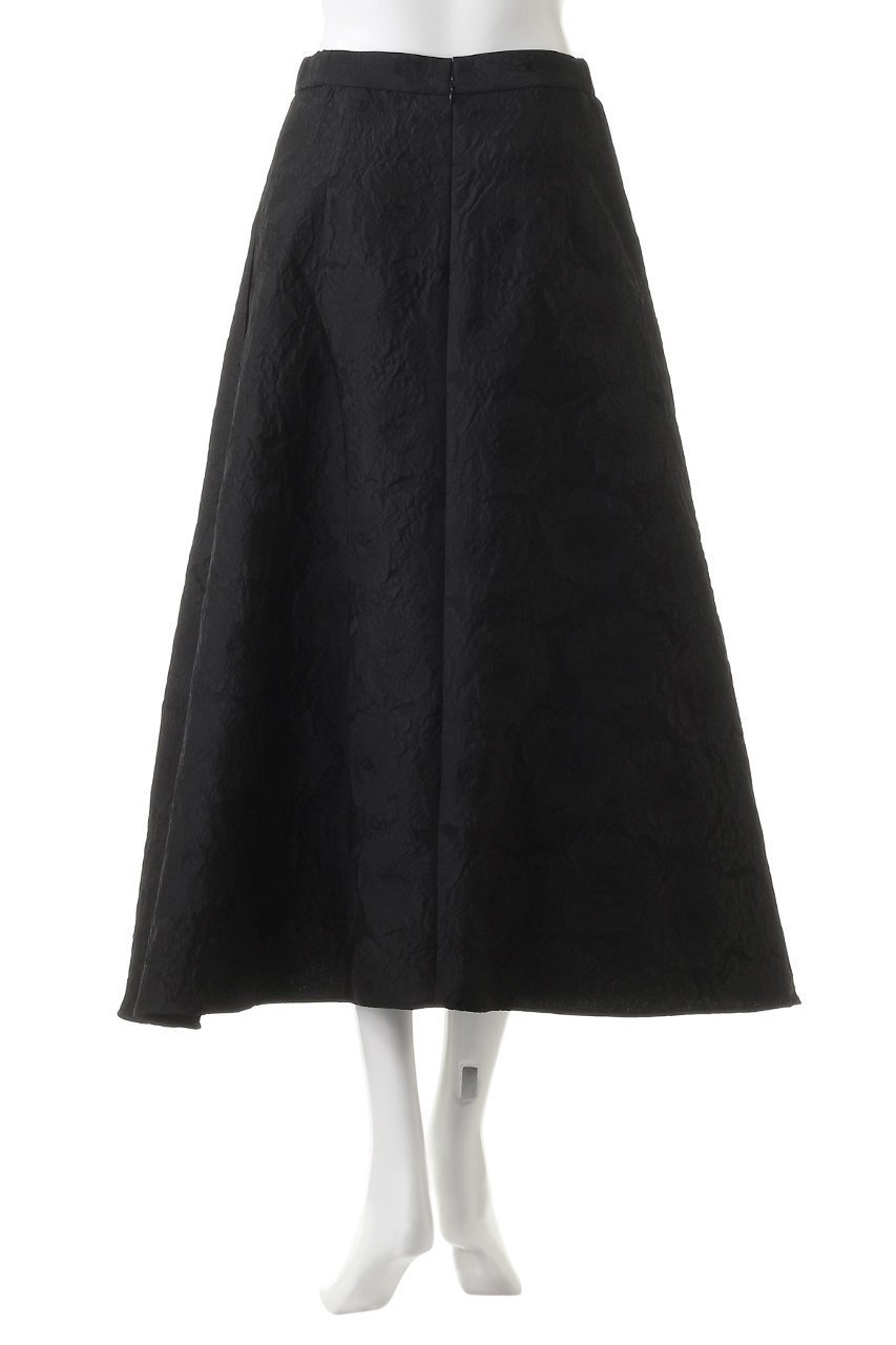 【エムダブリュー/MW】のジャガード ボリュームフレア スカート 人気、トレンドファッション・服の通販 founy(ファニー) 　ファッション　Fashion　レディースファッション　Fashion for Women　スカート　Skirts　Aライン・フレアスカート　A-Line & Flared Skirts　ロングスカート　Long Skirts / Maxi & Midi Skirts　シンプル　Simple, Minimal　ジャカード／ジャガード　Jacquard, Woven Pattern　フレア　Flare, Flared　ロング　Long, Long-Length　人気　Popular, Best Seller　other-4|ID: prp329100003549375 ipo3291000000032910524