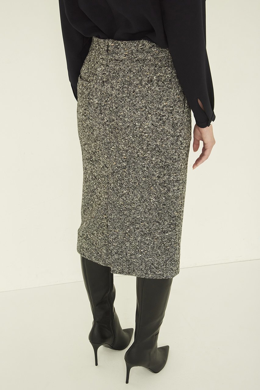 【エムダブリュー/MW】のMIXツイード タイト スカート 人気、トレンドファッション・服の通販 founy(ファニー) 　ファッション　Fashion　レディースファッション　Fashion for Women　スカート　Skirts　イタリア　Italy　コンパクト　Compact, Small Size　シンプル　Simple, Minimal　ジャケット　Jacket, Outerwear　スペシャル　Special, Limited Edition　セットアップ　Set-Up, Coordinated Outfit　ツイード　Twill, Twill Weave　定番　Standard, Basic Item　other-7|ID: prp329100003551078 ipo3291000000033745093