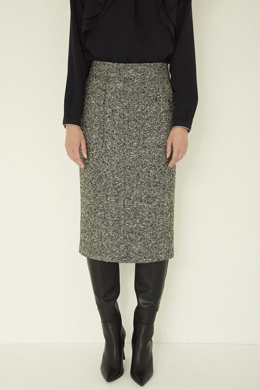 【エムダブリュー/MW】のMIXツイード タイト スカート 人気、トレンドファッション・服の通販 founy(ファニー) 　ファッション　Fashion　レディースファッション　Fashion for Women　スカート　Skirts　イタリア　Italy　コンパクト　Compact, Small Size　シンプル　Simple, Minimal　ジャケット　Jacket, Outerwear　スペシャル　Special, Limited Edition　セットアップ　Set-Up, Coordinated Outfit　ツイード　Twill, Twill Weave　定番　Standard, Basic Item　other-8|ID: prp329100003551078 ipo3291000000033745094