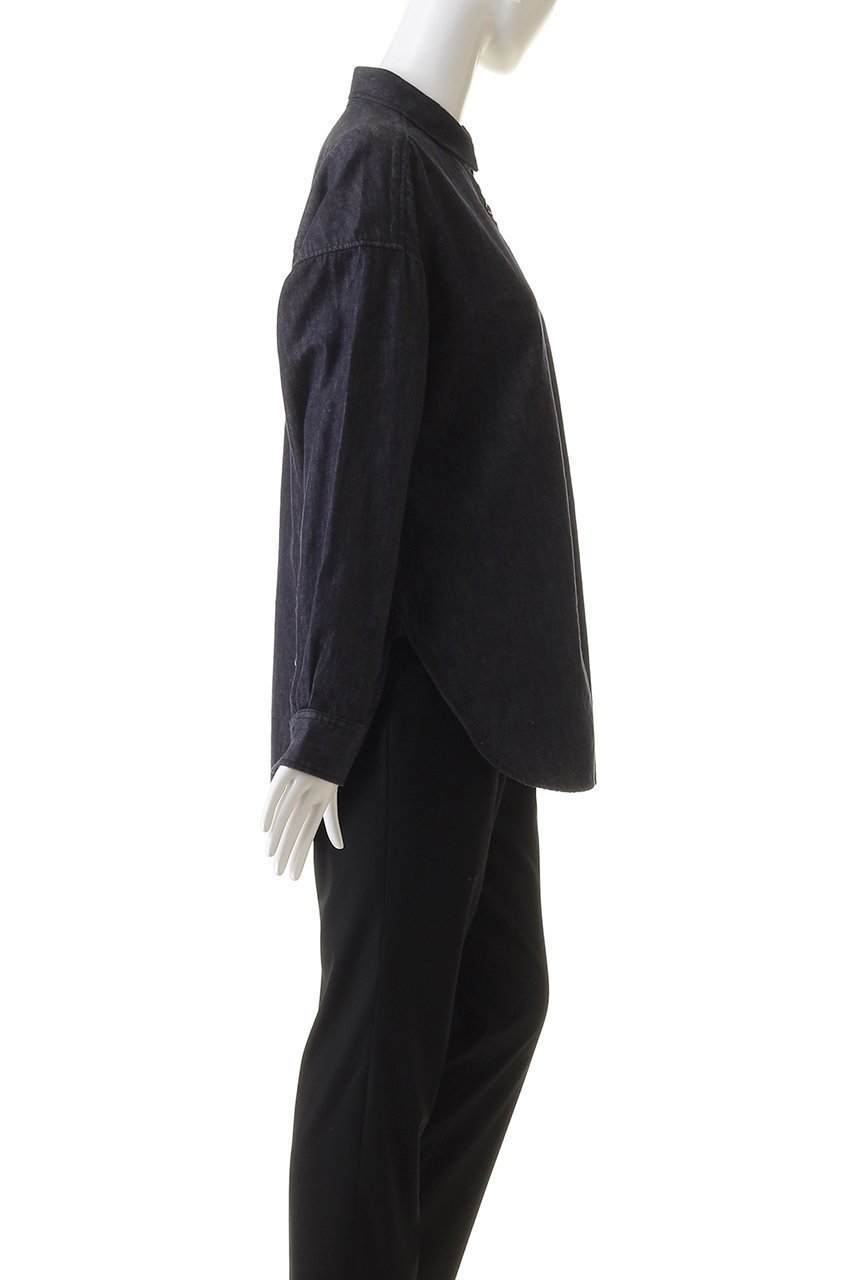 【ヤヌーク/YANUK】のバックボタン シャツ 大人の最旬トレンドファッション＆コーディネート founy(ファウニー) 　ファッション　Fashion　レディースファッション　Fashion for Women　トップス・カットソー　Cut & Sew Tops　シャツ・ブラウス・オフィスカジュアル　Elegant Blouses & Button-Ups　バッグ　Bags　シンプル　Simple, Minimal　スリット　Slit, Slit Detail　スリーブ　Sleeve, Long Sleeve / Short Sleeve　デニム　Denim, Jeans Material　バランス　Balance, Style Balance　ロング　Long, Long-Length　other-3|ID: prp329100003552951 ipo3291000000036725793