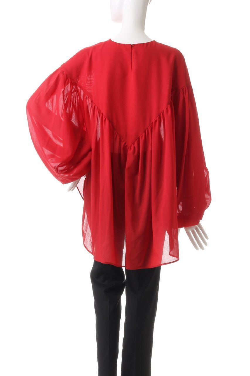 【ル フィル/LE PHIL】のドライウールギャザーブラウス 人気、トレンドファッション・服の通販 founy(ファニー) ファッション Fashion レディースファッション Fashion for Women トップス・カットソー Cut & Sew Tops シャツ・ブラウス・オフィスカジュアル Elegant Blouses & Button-Ups ギャザー Gathered, Ruffled スリット Slit, Slit Detail スリーブ Sleeve, Long Sleeve / Short Sleeve ドレープ Drape, Draping Fabric ロング Long, Long-Length other-4|ID: prp329100003552961 ipo3291000000032889266