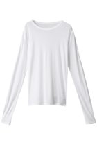 【ガリャルダガランテ/GALLARDAGALANTE】の【La nature linge】NEWロングスリーブTシャツ 人気、トレンドファッション・服の通販 founy(ファニー) ファッション Fashion レディースファッション Fashion for Women トップス・カットソー Cut & Sew Tops シャツ・ブラウス・オフィスカジュアル Elegant Blouses & Button-Ups ロングTシャツ・Tシャツ Longline T-Shirts & Tees カットソー・ベーシックTシャツ Cut-and-Sewn Tops / Stretch Tees & Basics インナー Innerwear カーディガン Cardigan, Knitwear シアー Sheer, See-Through ジャケット Jacket, Outerwear スリーブ Sleeve, Long Sleeve / Short Sleeve ロング Long, Long-Length 定番 Standard, Basic Item thumbnail ホワイト|ID: prp329100003552986 ipo3291000000036681926