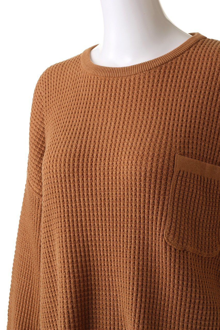 【ネテネ/NETENE】のパフィーニットリラックスプルオーバー 人気、トレンドファッション・服の通販 founy(ファニー) 　ファッション　Fashion　レディースファッション　WOMEN　トップス・カットソー　Tops/Tshirt　ニット　Knit Tops　プルオーバー　Pullover　スリーブ　Sleeve　セットアップ　Set Up　ロング　Long　ワッフル　Waffle　洗える　Washable　other-5|ID: prp329100003553020 ipo3291000000031398702